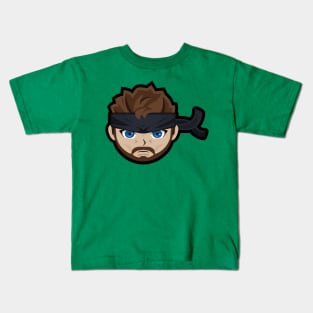 Metal Gear Solid 3 - Naked Snake Sticker Kids T-Shirt